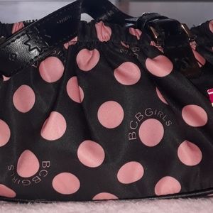 BCBGirls Womens Purse Handbag Nylon Small Tote